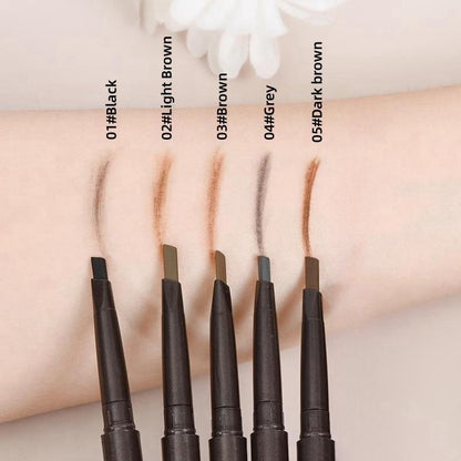 Double-ended Eyebrow Pencil, 1 Count Waterproof Long Lasting Eyebrow Pencil, Brow Styling Brush, Brow Shading & Filling Pencil, Brow Brush Makeup Tool, Eye Makeup Products