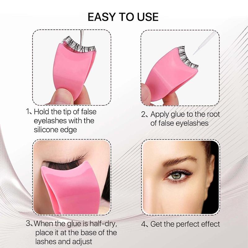 False Eyelashes Applicator Tool For Wear Eyelashes, 1 Count False Eyelash Auxiliary Clip, Eye Makeup Tools For Daily Use