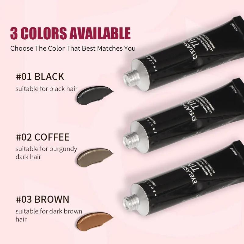 Eyebrow Dye Kit, 1 Set Long Lasting Eyebrow Dye Kit, Natural Eyebrow Tinting Kit, Eye Brow Makeup Kit, Professional Makeup Accessories for Women