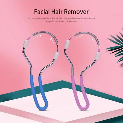 Face Hair Spring Remover, Spring Facial Hair Remover, Upper Lip, Chin, Face Hair Remove Spring Tool, Portable Hair Epilator, Face Fuzz Removing Spring