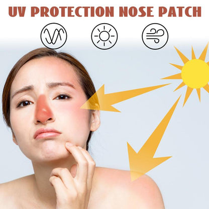 UV Protection Nose Patch, 24pcs/set Nose Patches for Women & Men, Sunscreen Nose Patches, Outdoor Sunscreen Nose Sticker, Face Sunscreen Patches