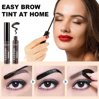 Tattoo Eyebrow Gel, 1 Box Waterproof Eyebrow Gel, Long Lasting Eyebrow Gel, Eyebrow Makeup Tool, Eye Brow Makeup Product