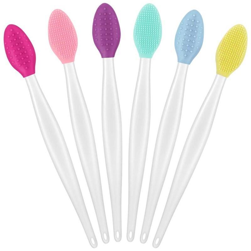 Random Color Silicone Nose Cleaning Brush, Double Sided Cleaning Beauty Tool, Easy to Clean, Soft Skincare Tool for Face & Body