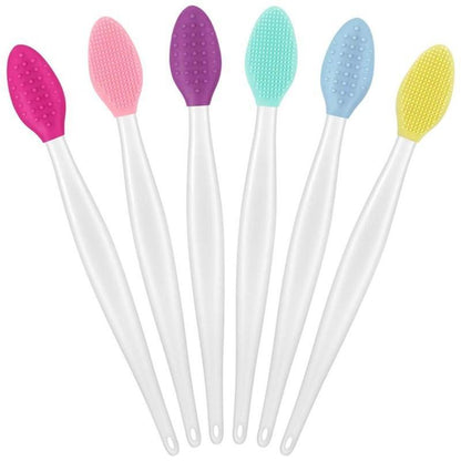 Random Color Silicone Nose Cleaning Brush, Double Sided Cleaning Beauty Tool, Easy to Clean, Soft Skincare Tool for Face & Body