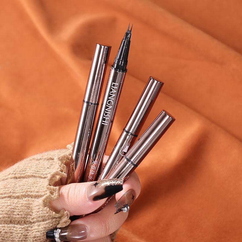 Long Lasting Eyebrow Pencil, 1 Count Waterproof Eyebrow Pen, Brow Styling Brush, Sweat Proof High Pigmented Brow Shading & Filling Pencil, Makeup Tool Easy to Apply