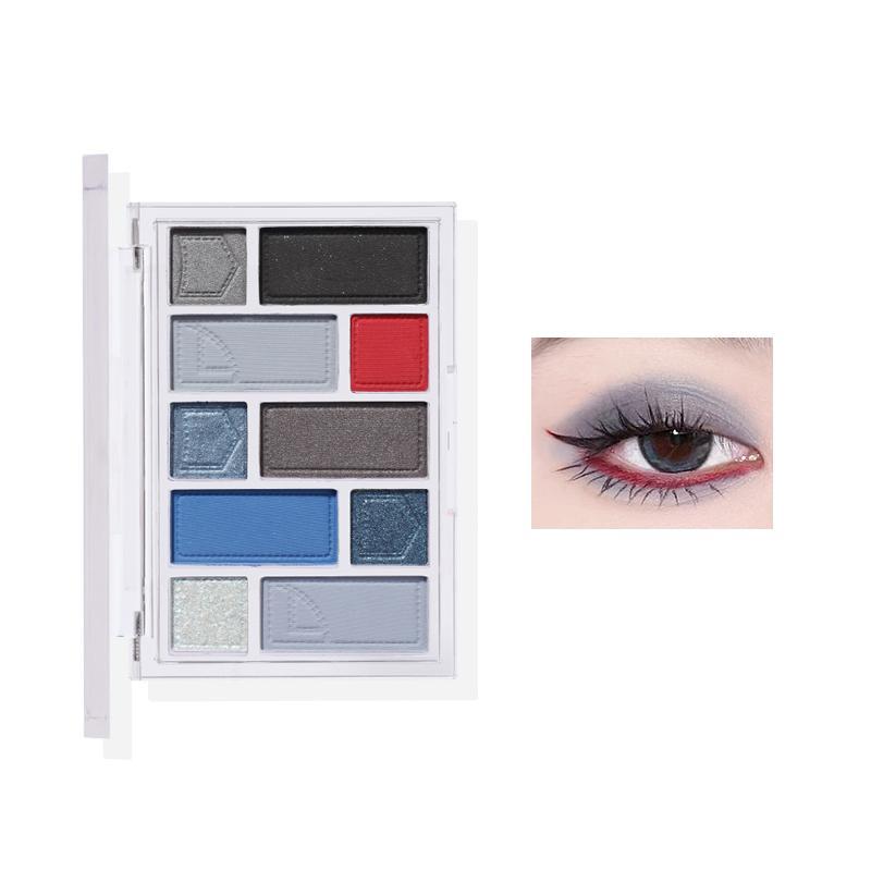 10 Color Eyeshadow Palette, 1 Count Matte & Shimmer Eyeshadow Palette, Long Lasting Eye Shadow Makeup Product For Women