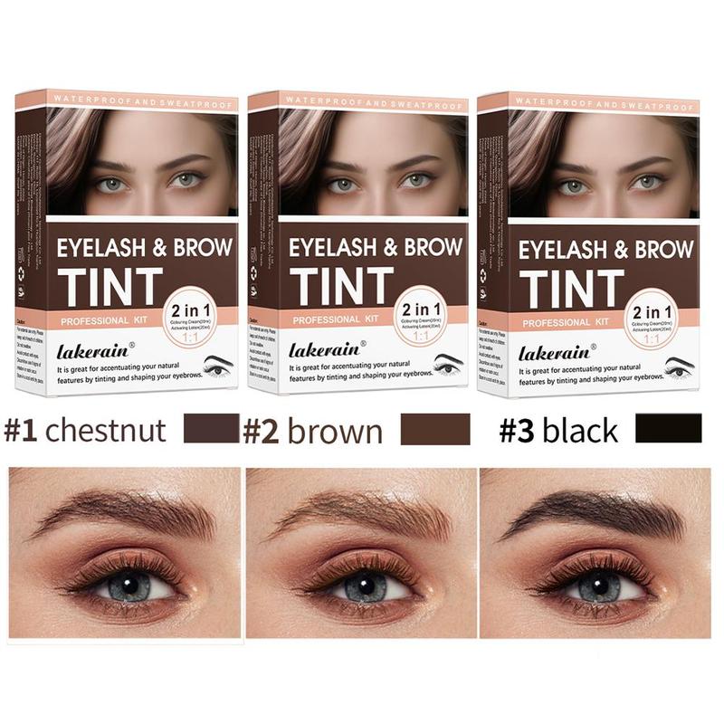 Eyebrow Tint Kit, 1 Set Eyebrow Tinting Kit, Natural Eyebrow Color Tinting Kit, Eye Brow Makeup Kit, Professional Makeup Kit for Women, Makeup Products