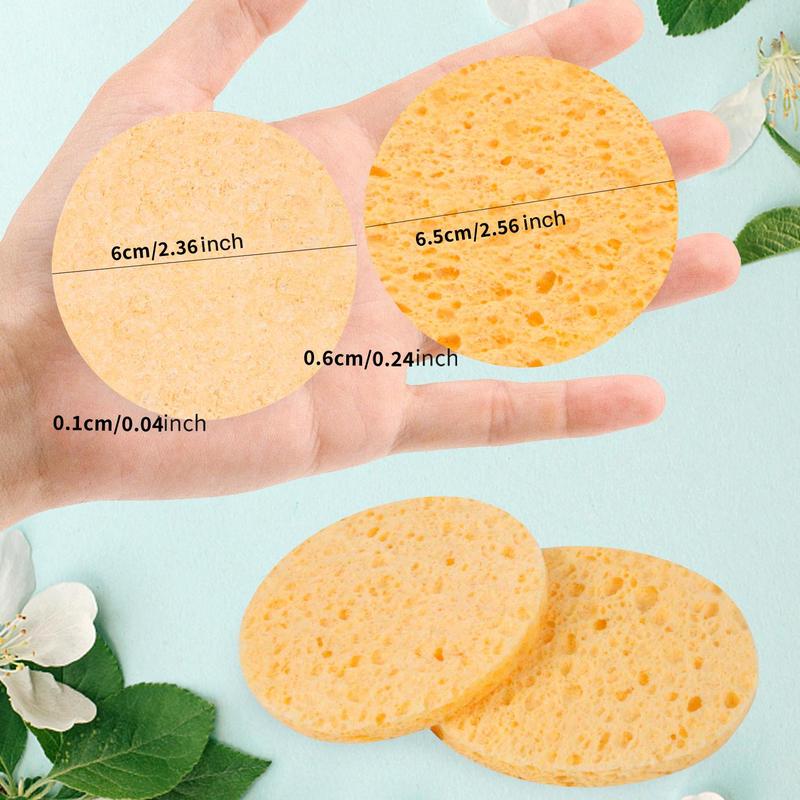 50pcs/set Compressed Facial Cleansing Sponge, Dry & Wet Use Makeup Remover Pad, Facial Skin Care Puff, Facial Skin Cleaning Pad, Facial Skin Care Tool