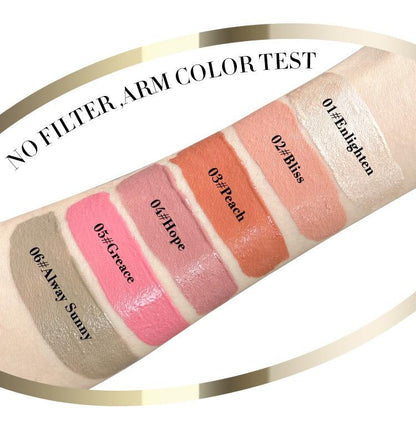 Camouflage Theme 6 Color Blush, Blush Palette ,Long-lasting Non-Bleach  Blush Essence,Rouge Make Up