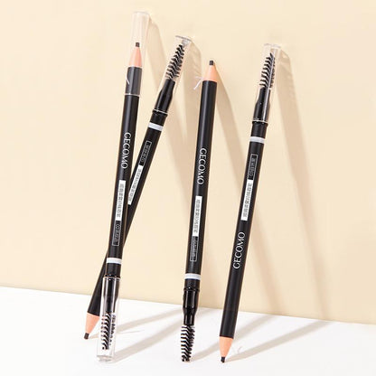 Double-ended Eyebrow Pencil, 1 Count Waterproof Long Lasting Tear Thread Eyebrow Pen, Eye Makeup Products