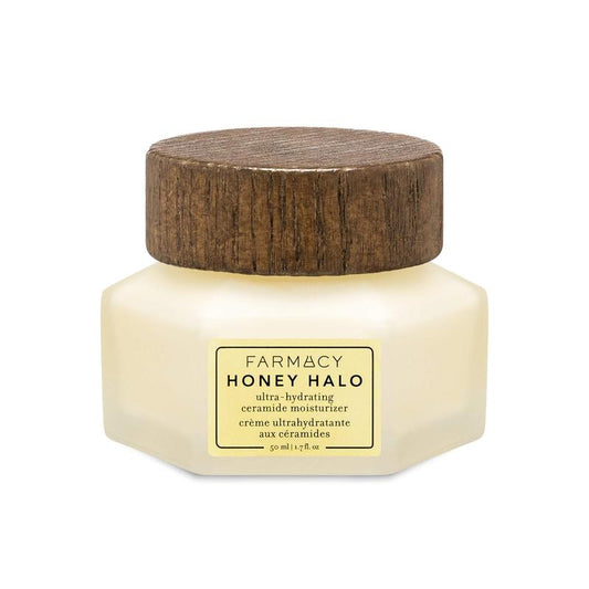 Farmacy Honey Halo Ceramide Face Moisturizer Cream - Hydrating Facial Lotion for Dry Skin