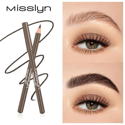 Cosmetic Eyebrow Pencil, 1 Count Long Lasting Eyebrow Pencil, Brow Styling Brush, Sweat Proof High Pigmented Brow Shading & Filling Pencil, Makeup Tool Easy to Apply