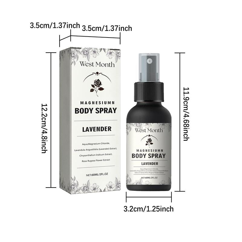 Lavender Body Spray, Relax Body Care Spray, Body Care Product for Women & Men