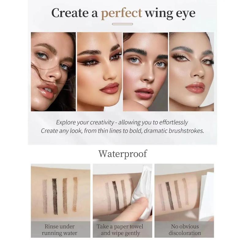 Waterproof Liquid Four-claws Eyebrow Pencil, Long Lasting Eyebrow Pencil, Sweat Proof High Pigmented Brow Shading & Filling Pencil, Makeup Tool Easy To Apply