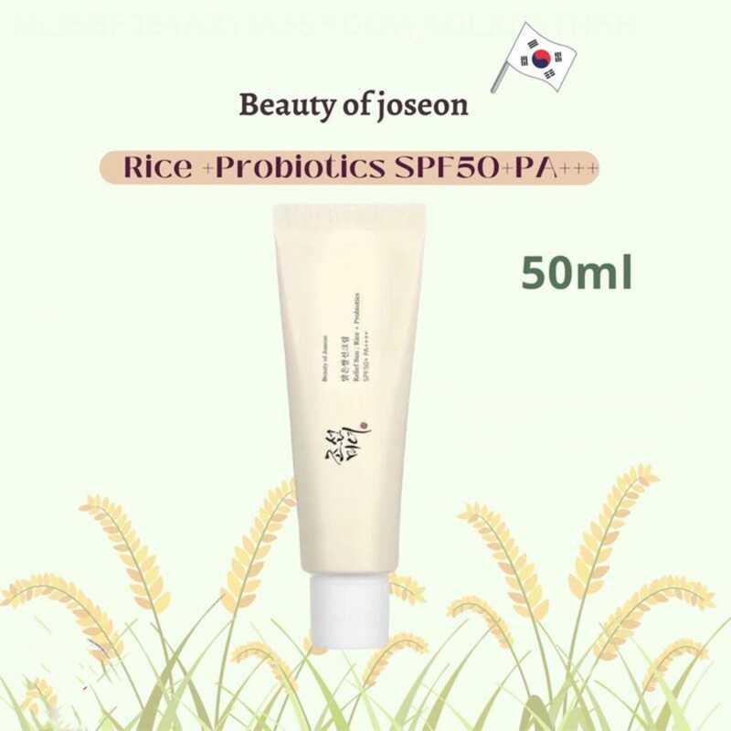 Beauty of Joseon - Relief Sun : Rice + Probiotic SPF50+ PA++++ - (1.75oz) Facial Skincare Sunscreen Sun protection For white girl for both men and women XVP0HJ98LCLP