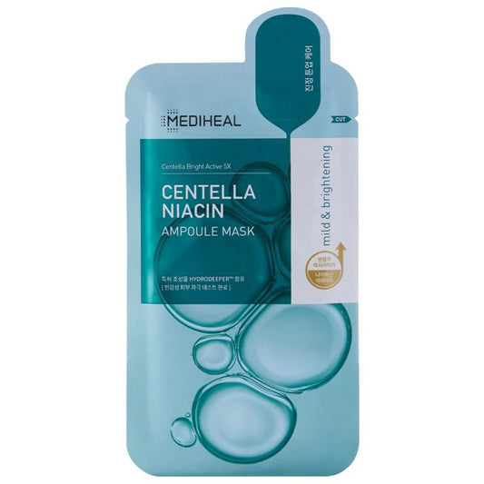 Mediheal Centella Niacin Ampoule Facial Sheet Mask 10Pack