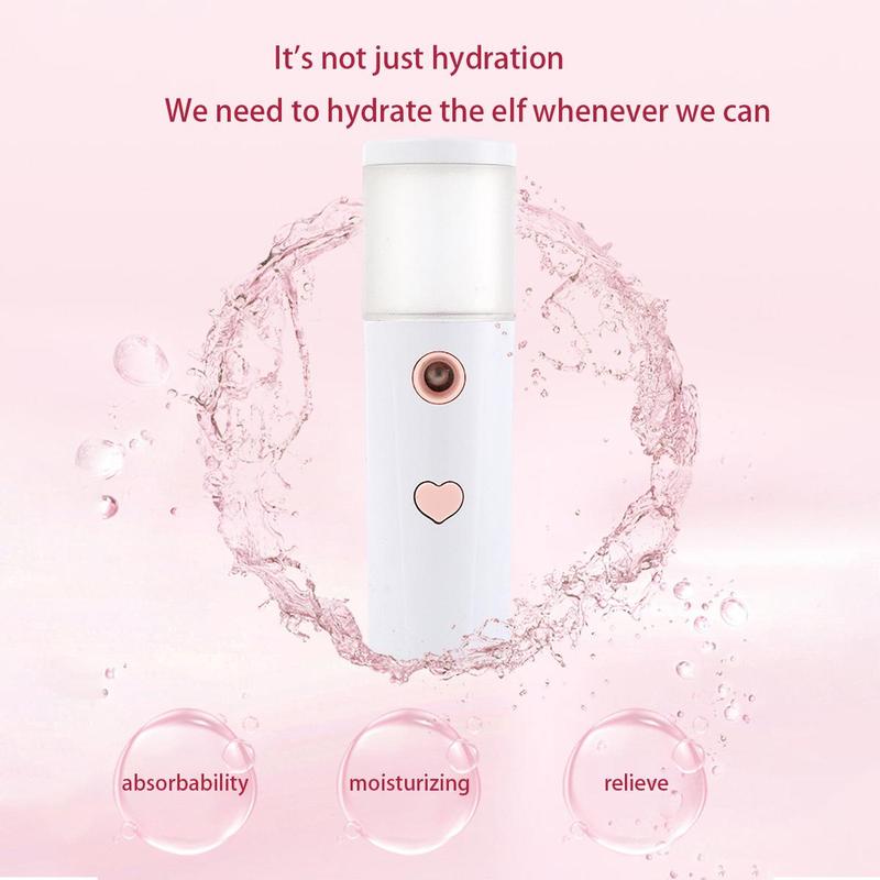 Comfort Facial Moisturizing Device, Portable Handheld Rechargeable Facial Skin Care Moisturizer Tool for Women