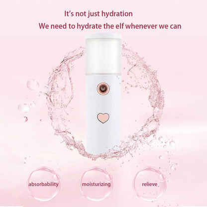 Comfort Facial Moisturizing Device, Portable Handheld Rechargeable Facial Skin Care Moisturizer Tool for Women