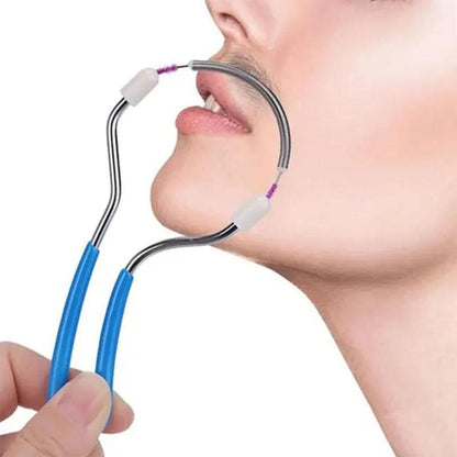 Face Hair Spring Remover, Spring Facial Hair Remover, Upper Lip, Chin, Face Hair Remove Spring Tool, Portable Hair Epilator, Face Fuzz Removing Spring