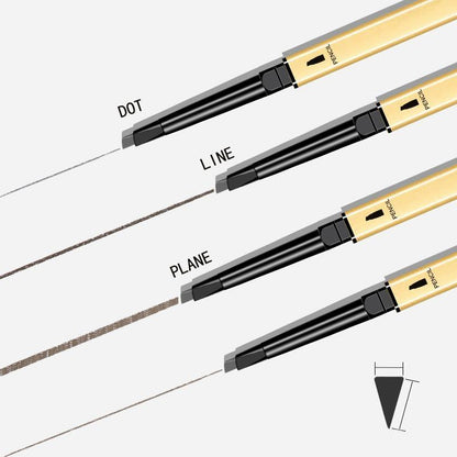 Double-ended Eyebrow Pencil With Eyebrow Brush (1 Piece), Long-lasting Eyebrow Pencil, Women's Daily Makeup Equipment