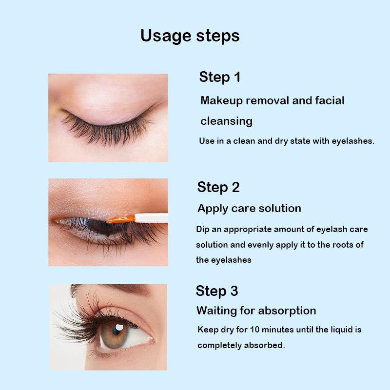 Eyelash Moisturizing Care Serum, Eyelash Care Liquid, Eyelash Extension Serum For Women & Girls, Natural Curl Eyelashes Serum