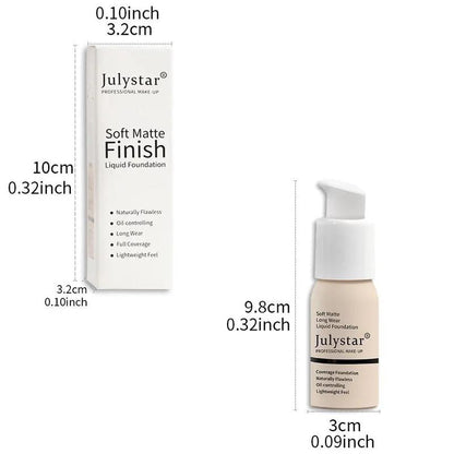 30ml Long-lasting Foundation, Oil Control Foundation, Moisturizing Coverage Makeup Cream, Lightweight Concealer Foundation