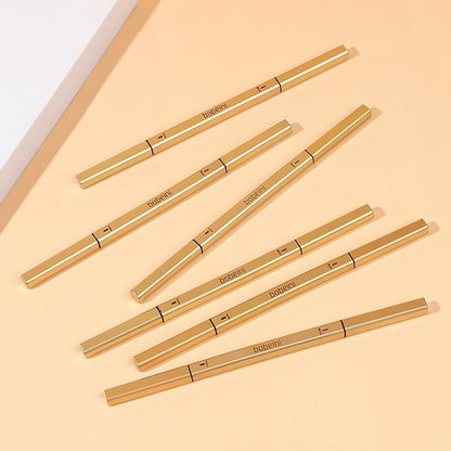 Double-ended Eyebrow Pencil with Brush, 1 Count Waterproof Long Lasting Eyebrow Pencil, Brow Shading & Filling Pencil