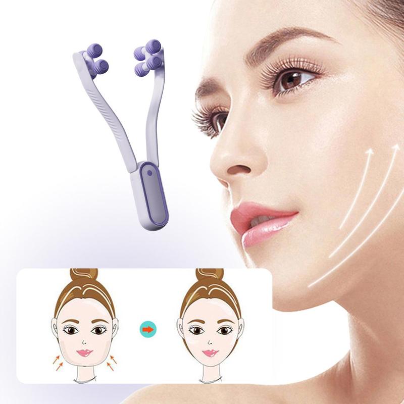 Double Roller Face Slimming Clip, Manual Face Slimming Tool, Professional Skincare Tools for Women