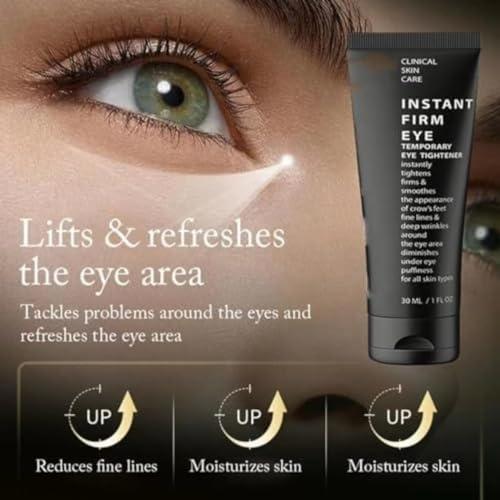 Tightener Eye Bag Cream,Firming Eye Serum,Instantly firms and lifts the eye area,Instant Moisturizing-Eye Tightener&Lift,Smooths and rejuvenates tired eyes,For Puffiness And Bags Under Eyes--Summer Limited time