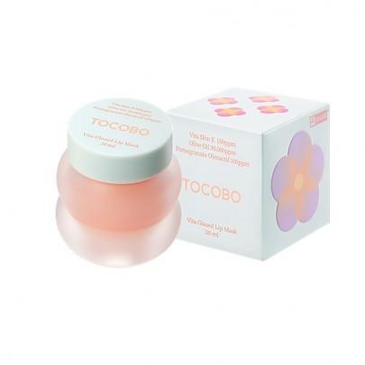 [TOCOBO] Vita Glazed Lip Mask 20ml - Lip Care, Hydrating Overnight Lip Balm & Mask, Long-lasting Moisture, Gentle Exfoliation, Korean Skin Care