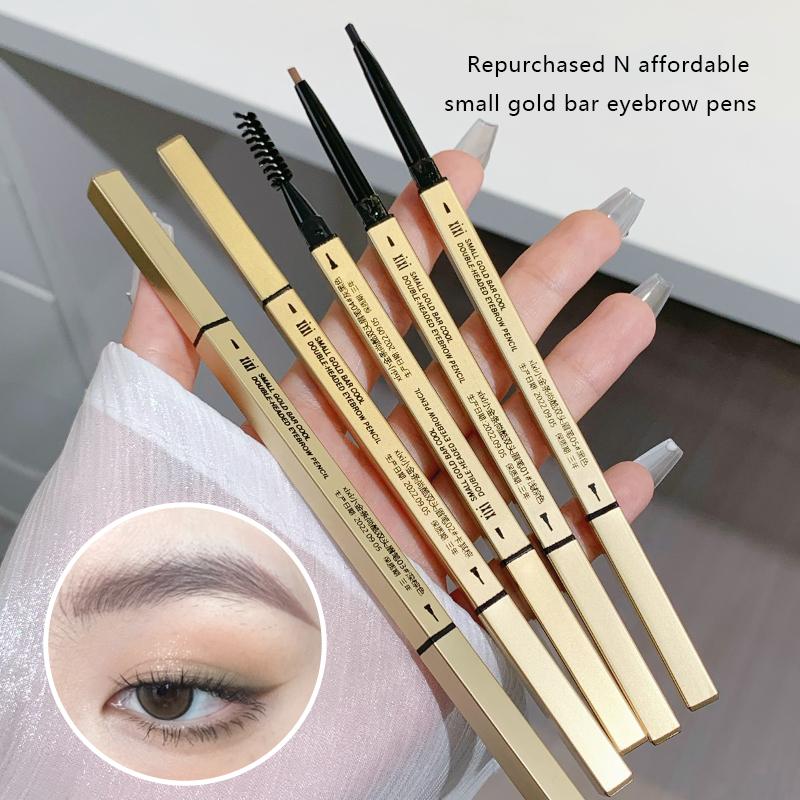 Makeup waterproof eyebrow pencil, long-lasting eye eyebrow pencil, eyebrow styling brush, eye makeup tools