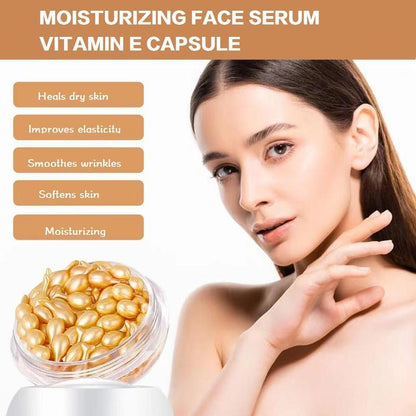 Comfort Vitamin E Collagen Face Skincare Serum Capsule, 28pcs/set Firming Ordinary Essence, Face Skin Brightening Hyaluronic Acid Essence Capsules