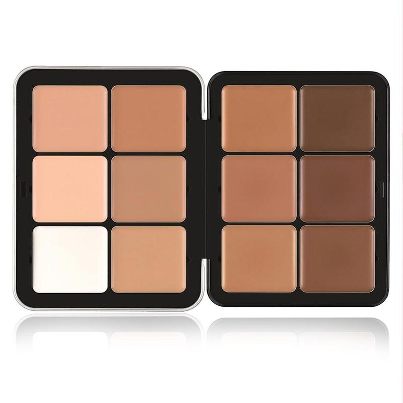 12 Colors Concealer Palette, Summer?Gift, Natural Facial Contouring Detailing Makeup Concealer, Long Lasting Concealer Foundation Cream for Dark Circles, Acne Marks, Soft & Lightweight Highlighting Shadowing Powder, Back To School?Cosmetic Gift