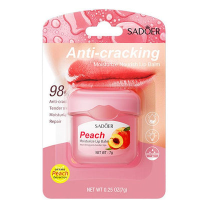 Peach Lip Mask, 2pcs/set Moisturizing & Nourishing Lip Mask, Lip Care Mask, Lip Care Products