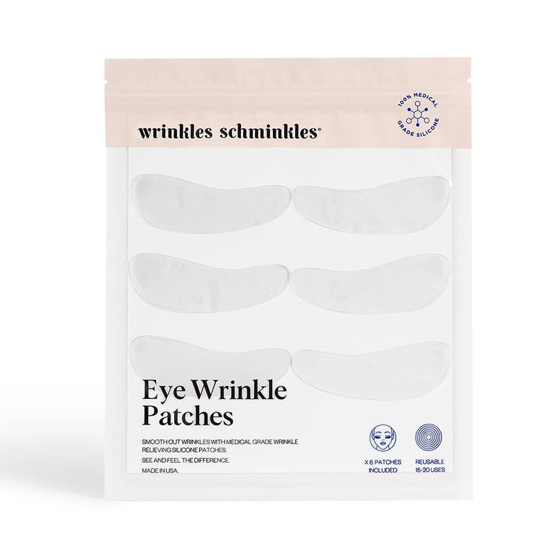 Wrinkles Schminkles Eye Wrinkle Patches (Reusable Medical Grade Silicone Patches) - Set of 3 Pairs