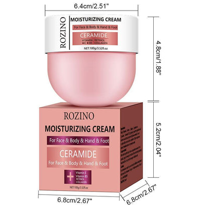 Hydrating Comfort Skincare Ceramide Moisturizing Cream, Hydrating Nourishing Moisturizer for Face & Body, Hydrate Skin Care Product for Women