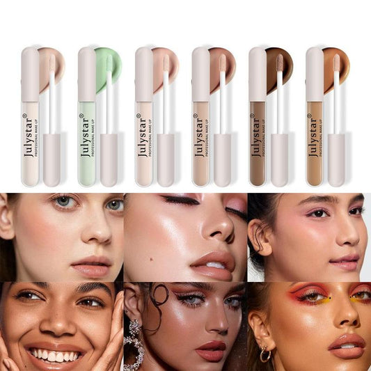 Long-lasting Concealer, 6pcs/set Natural Face Covering Cream, Makeup Accessories for Women