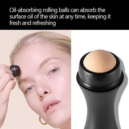 Comfort Facial Oil-absorbing Rolling Ball, Face Oil Absorbing Roller, Face Cleansing Tool, Reusable Facial Skincare Tool for Women and Girls