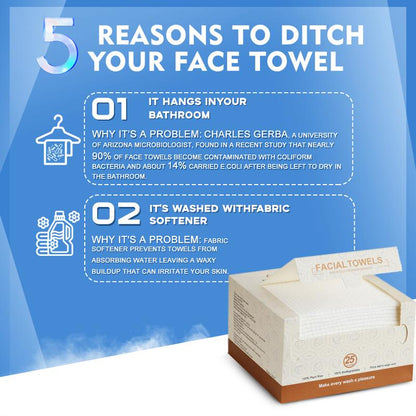 LUXU Disposable Face Towels Home Use Single-use Towelette degradable face towel Facial Skincare Delicate Comfort skincare towels