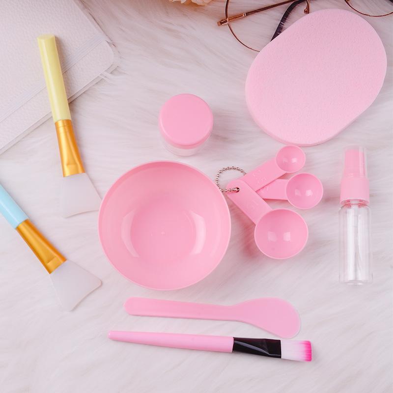 Portable DIY Skincare Accessories, 11pcs/set Skin Care Tools Kit, DIY Beauty Tool Sets for Home and Travel, Skincare Tool Kit