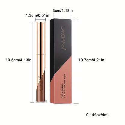 Long-lasting Eyebrow Gel, Eyebrow Pomade Cream, Waterproof Eyebrow Tinted Gel, Smudge Proof Eye Brow Liquid, Lasting Eye Brows Coloring Styling Cream