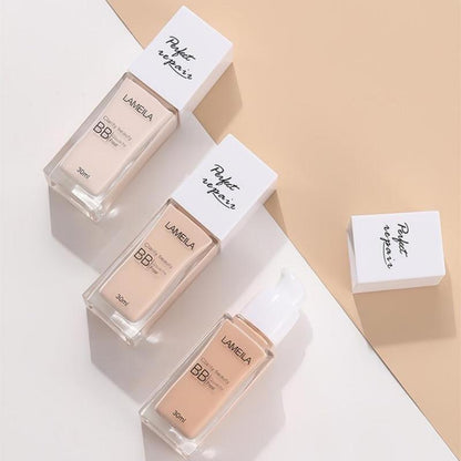 Blendable Foundation, Medium Coverage Liquid Foundation, Lightweight Natural Suitable for Girls & Women, Multifunctional Facial Makeup Products