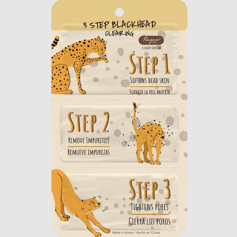 3 step blackhead clearing mask