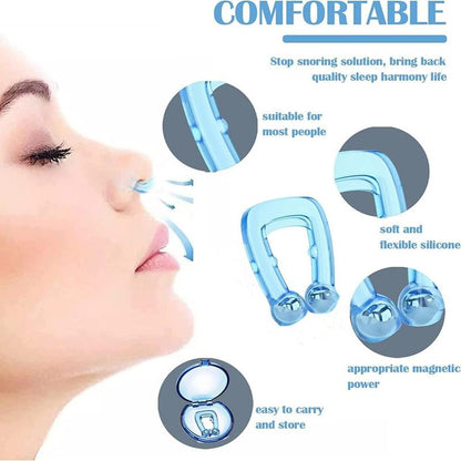 Anti Snoring Nose Clip, Comfortable and Effective Nose Clip to Stop Snoring, Silicone Anti Snoring Nose Clip, Snoring Solution