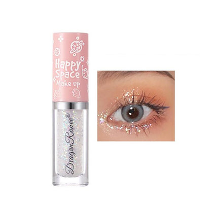 Multifunctional Glitter Eyeshadow, Pearlescent High Pigmented Blendable Eye Shadow, Long-lasting Easy-coloring Eye Makeup Products