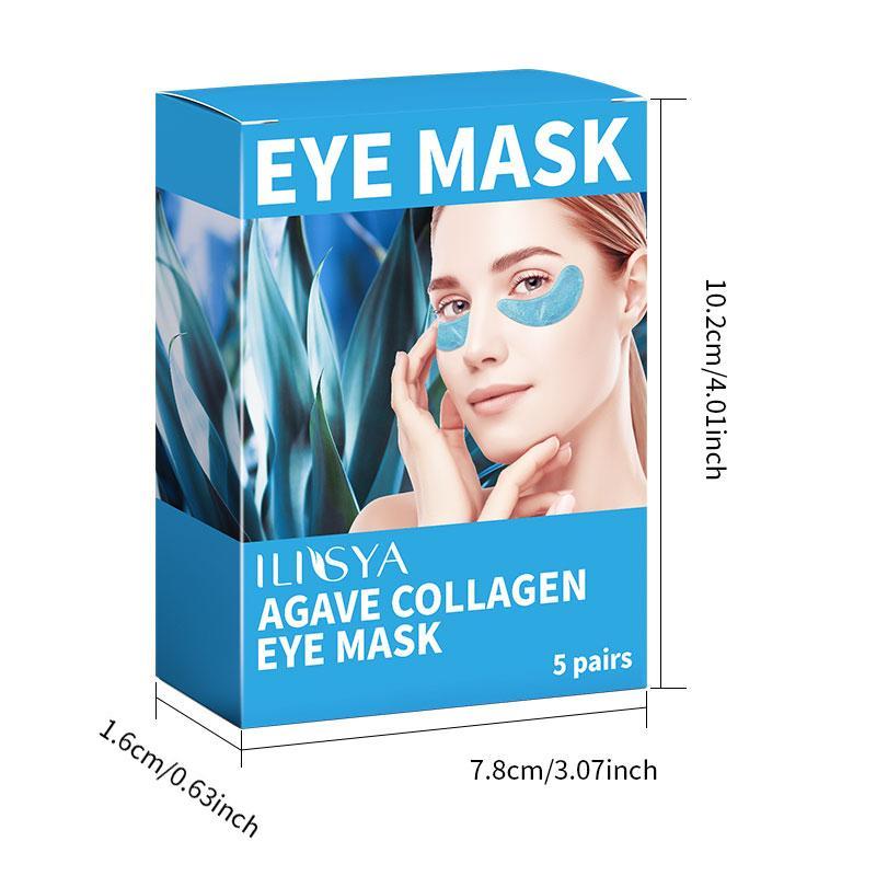 Moisturizing Eye Mask, 5 Pairs/box Hydrating Eye Care Mask, Deep Cleansing & Exfoliating Eye Mask, Eye Care Product for Women & Men