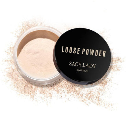 Powder Foundation, Long-wearing Oil Control Matte Powder, Matte Long-lasting Smooth Loose Setting Powder