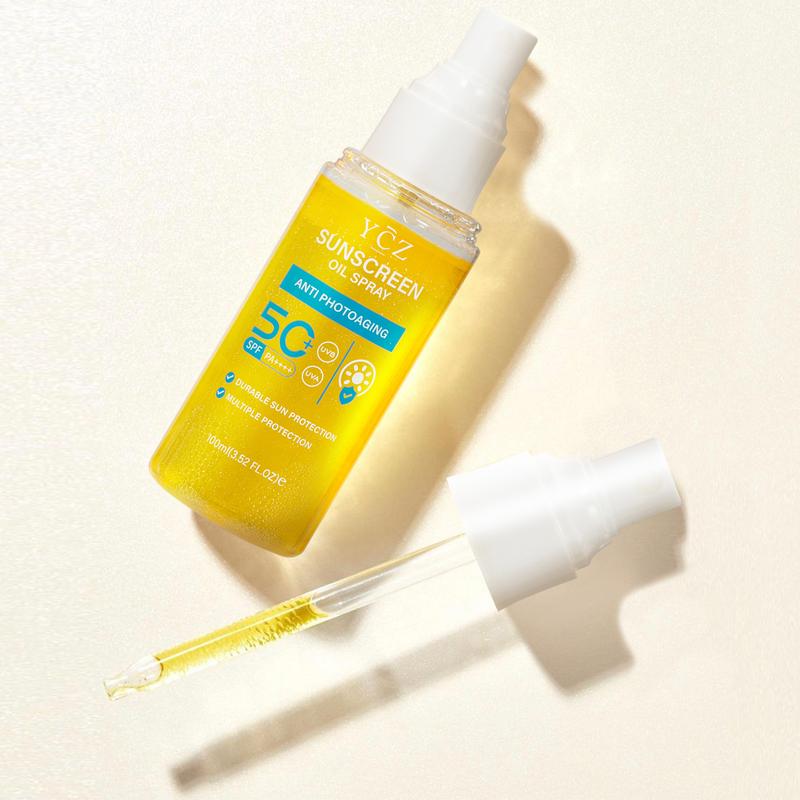 YCZ Sunscreen Spray 3-In-1 Makeup-Setting  Moisturizing High Protection Anti-Aging High SPF50+ PA+++ Facial Care