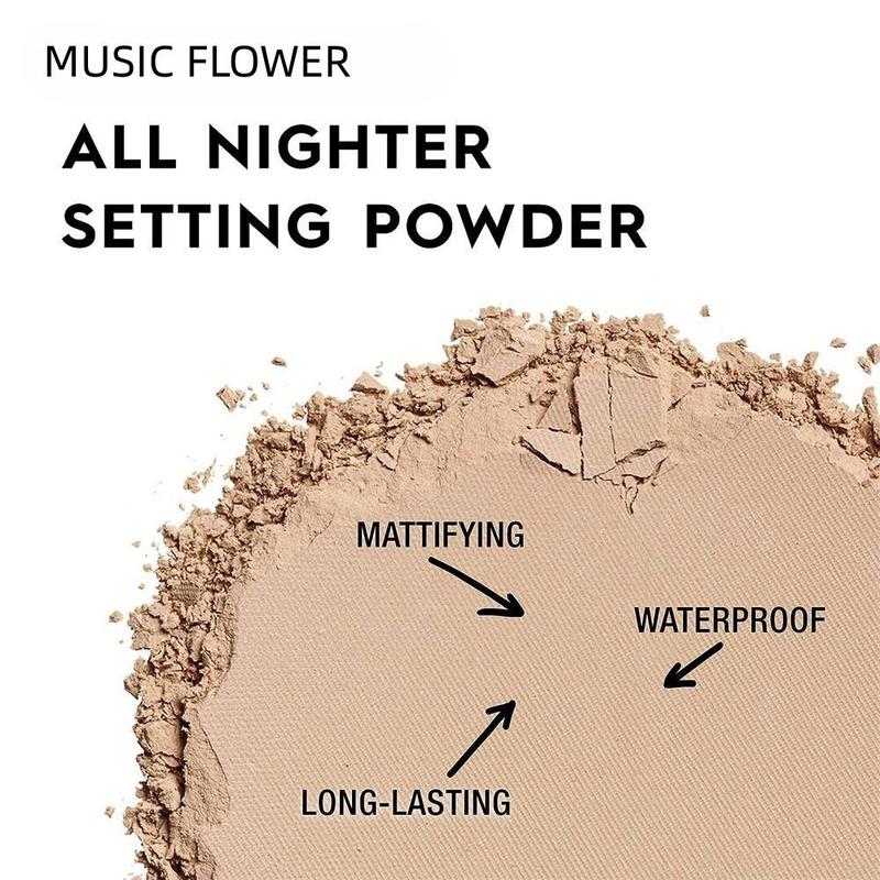 Mineral Solid Powder, 1 Count Long-lasting Waterproof Powder, Makeup Setting Powder, Multi-functional Face Makeup Accessories