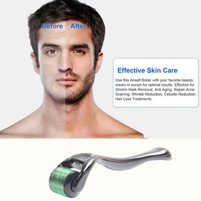 Face Roller Microdermabrasion Tool, Manual Facial Massage Tool, Professional Skincare Tools for Women and Men